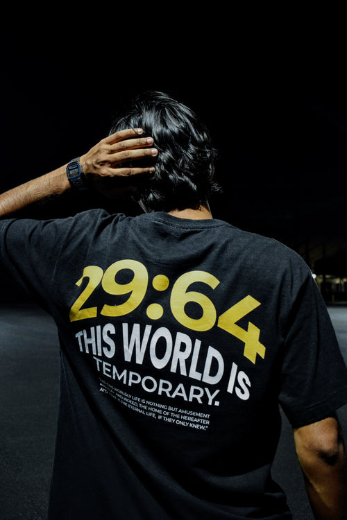 29:64 Oversized T-shirt (Black)